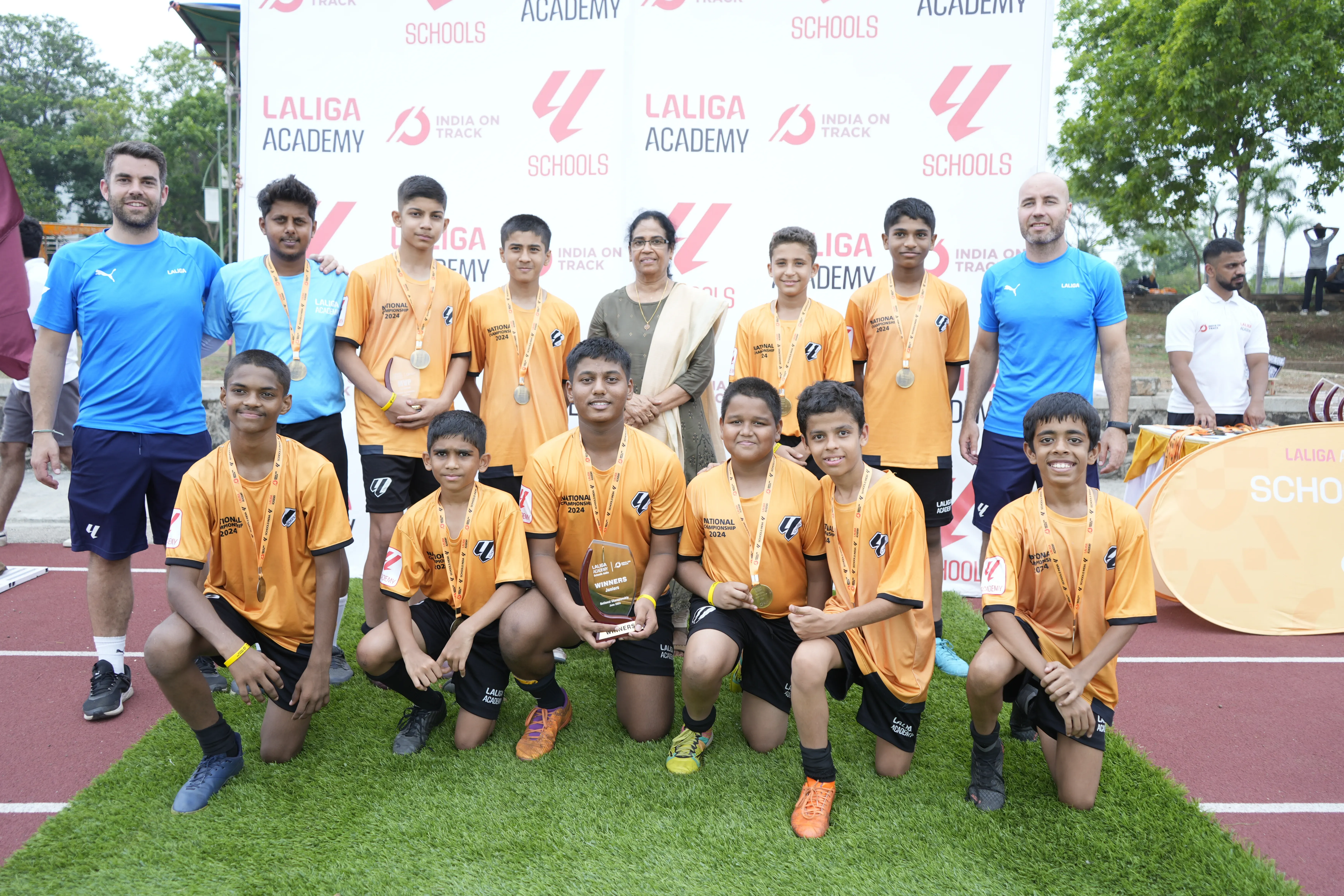 Sacred Heart School Team Wins National LaLiga Championship (Junior Category) at Crovuss Academy