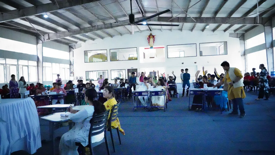 Senior Secondary students at a Mock Parliament session
