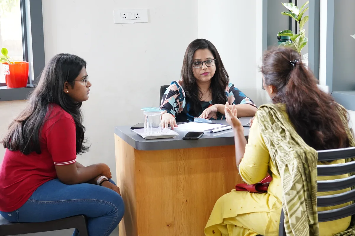 One-on-one career counselling session