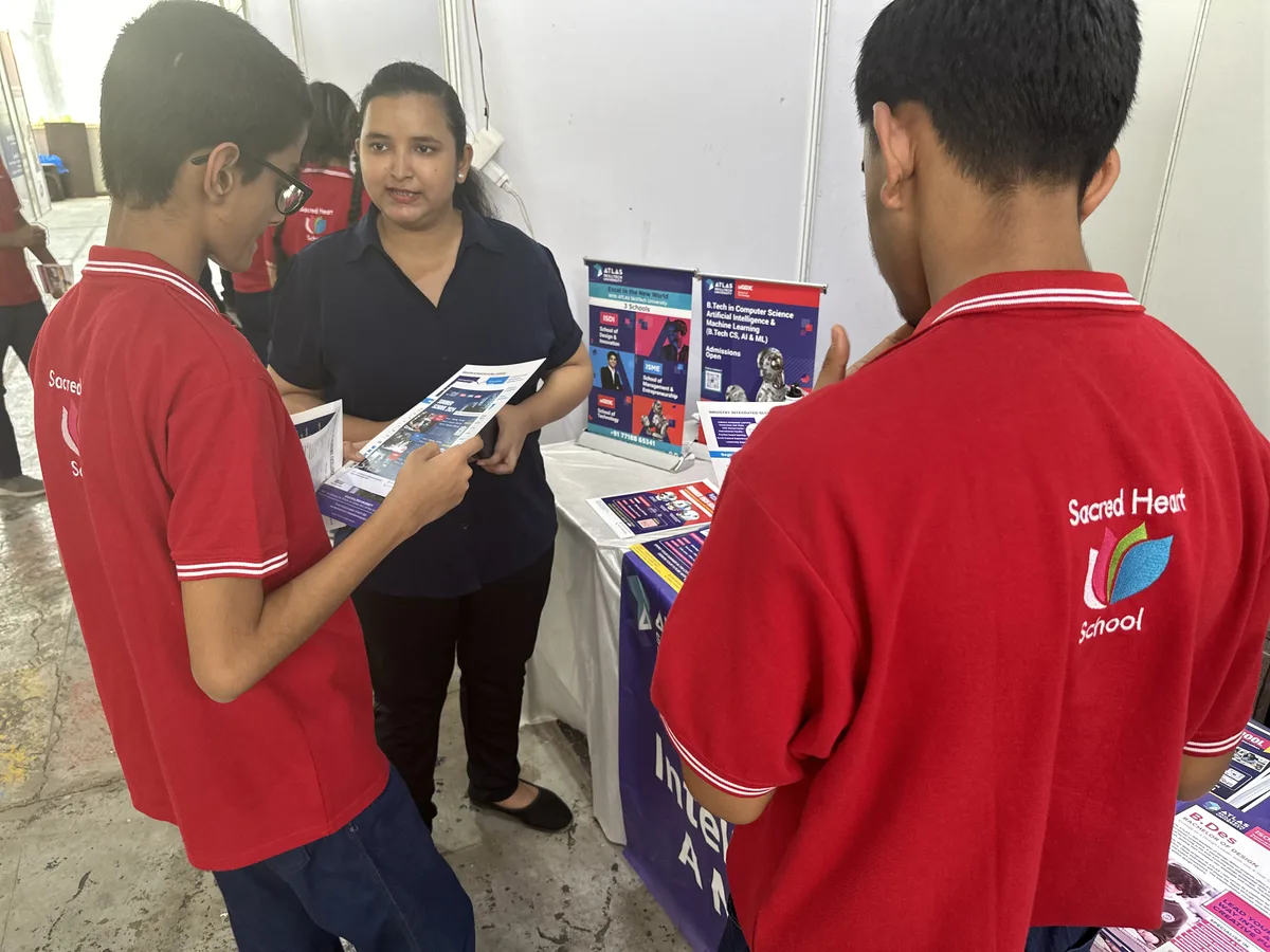 Senior Secondary students at a career fair