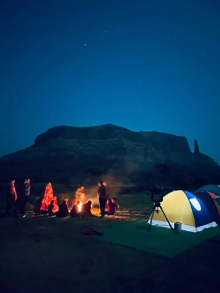 Astronomy camp at Naneghat
