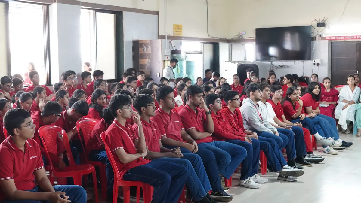 Students at St. Claret's Ashram